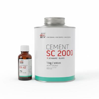 REMA TIP TOP Cement SC 2000 Black (1KG) with Hardener ER-42 – Industrial Rubber Adhesive