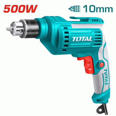 TOTAL Electric Drill Machine 500W 10mm Chuck Model TD2051026
