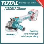 TOTAL SUPER Lithium-Ion angle grinder (with Battery & Charger) TAGLI21104